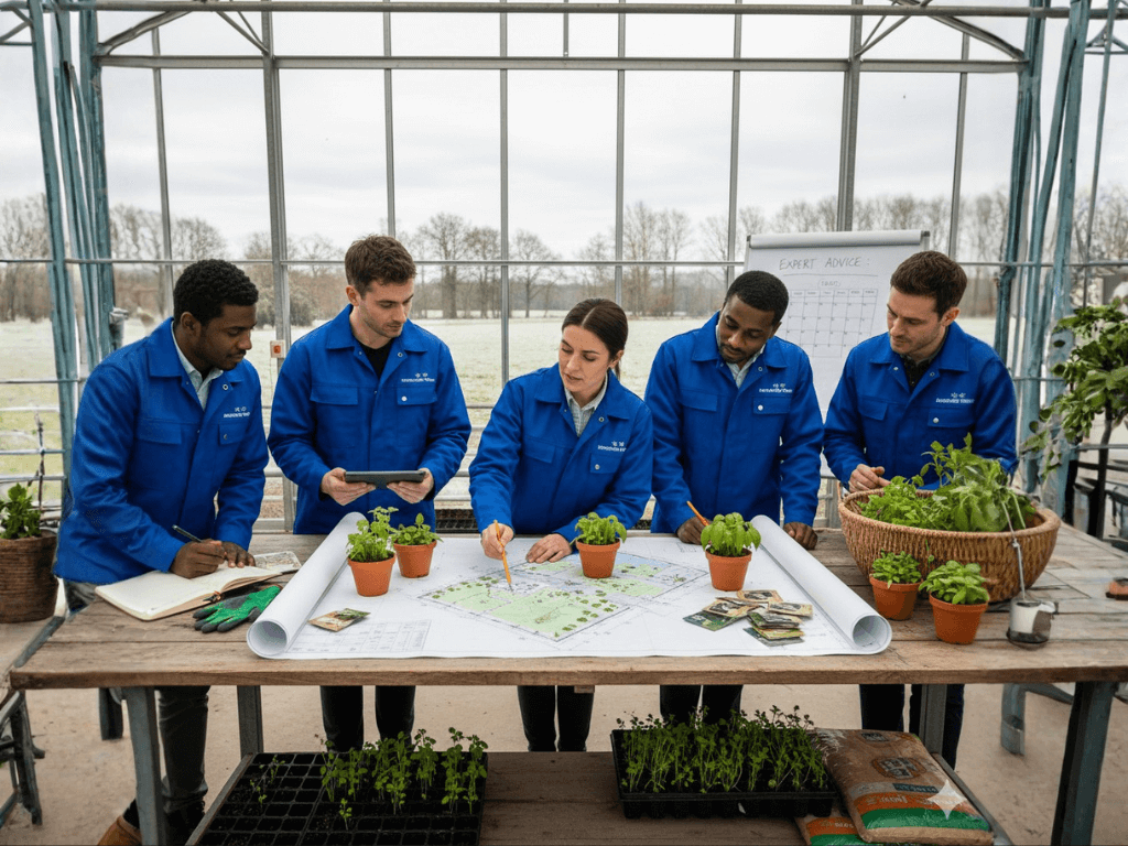 Garden planning and plant selection