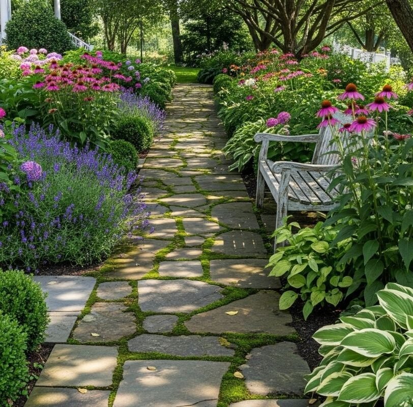 Stone pathway