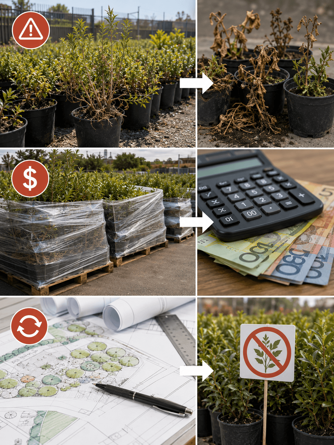 Risk factors of holding bulk nursery stock