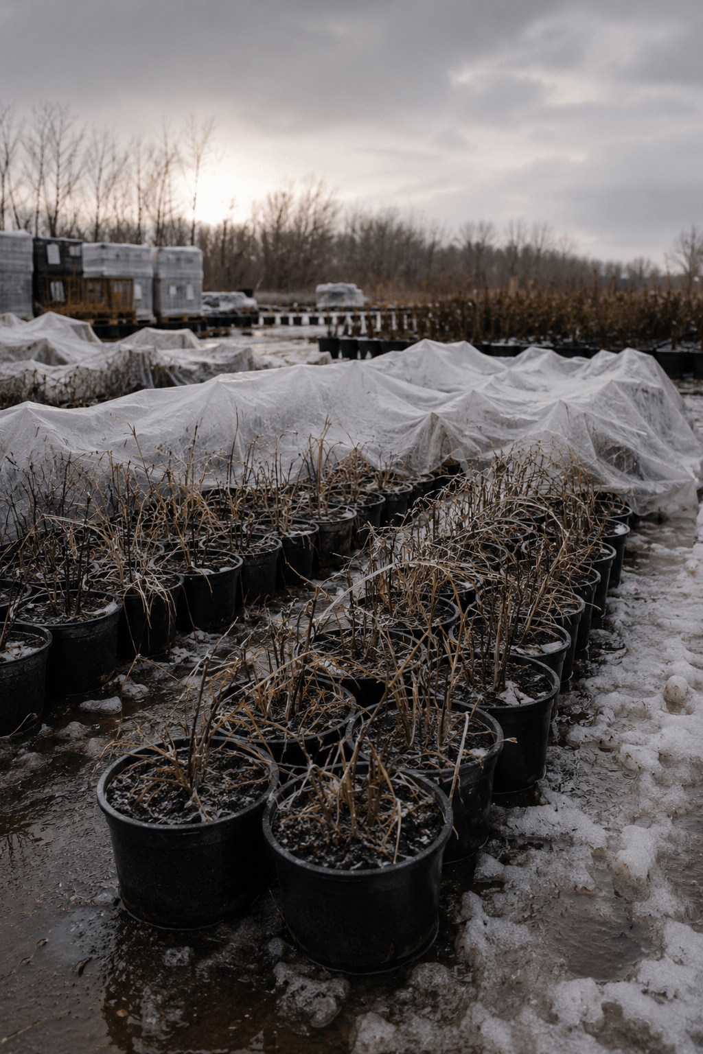 Risk factors of holding bulk nursery stock in freezing weather